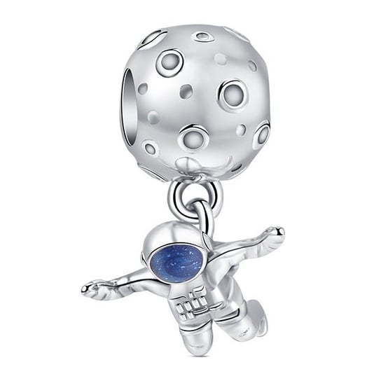 Zawieszka Charms Srebro 925 Koralik do Pandora Astronauta Sfera Damska