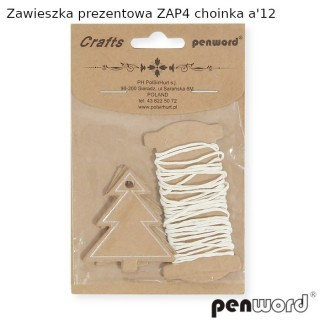 Zawieszka Prezentowa Zap4 Choinka A'12 Penword PENWORD