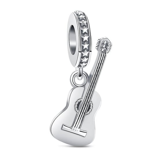 Zawieszka SREBRO 925 Charms koralik do PANDORA Instrument Gitara Sfera Damska