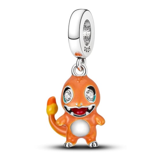 Zawieszka Srebro 925 Charms Koralik Do Pandora Pokemon Charmander Yongsu