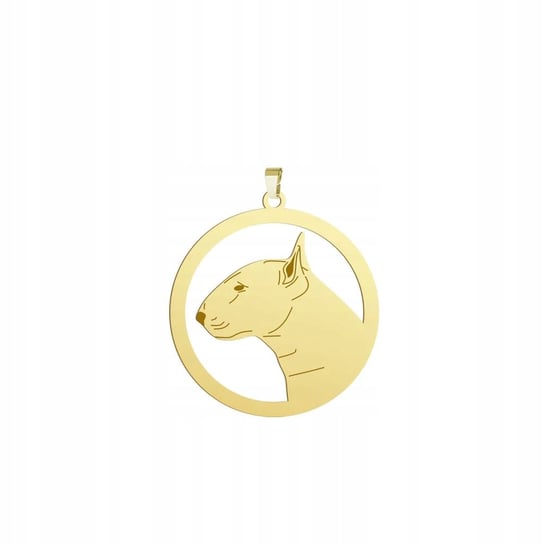 Zawieszka Złota z English Bullterrier 925 Prezent Kobieta GRAWER GRATIS Mejk Jewellery