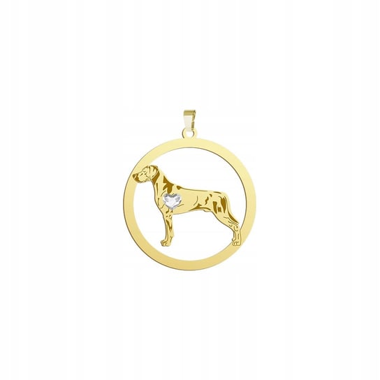 Zawieszka Złota z Rhodesian Ridgeback 925 Prezent Biżuteria GRAWER GRATIS Mejk Jewellery