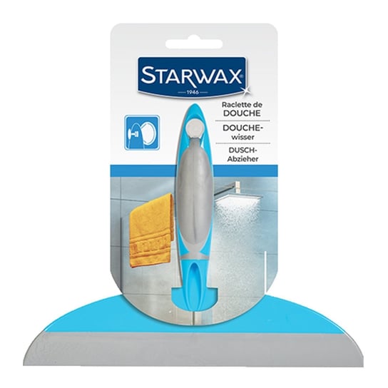 Zbierak do kabin prysznicowych STARWAX, niebiesko-szary Starwax