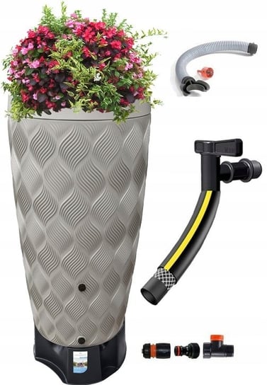 Zbiornik Na Deszczówkę Flow 240L + Zestaw+Podstawa FORM PLASTIC