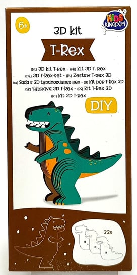 Zbuduj swoje zwierzę 3D - Dinozaur T-Rex Inny producent