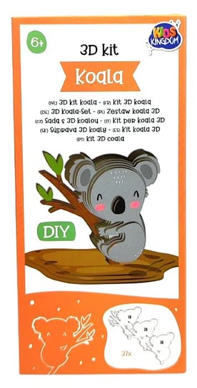 Zbuduj Swoje Zwierzę 3D - Koala Inna marka