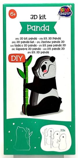 Zbuduj swoje zwierzę 3D - Panda Inny producent