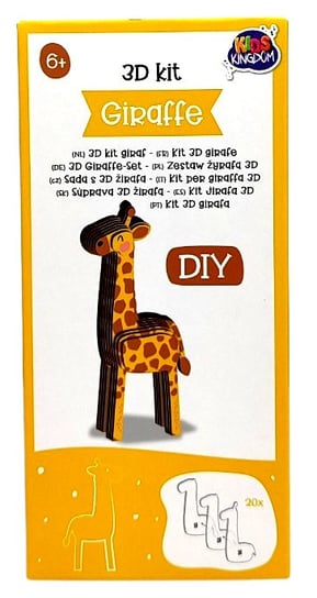 Zbuduj Swoje Zwierzę 3D - Żyrafa Inna marka