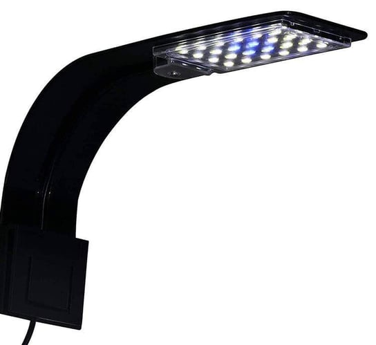 ZD80A LAMPA AKWARIOWA 24 x LED 10W ENERGOOSZCZĘDNA czarna Aptel