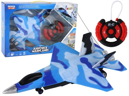 Zdalnie Sterowany Myśliwiec Z Efektami Dźwiękowymi I Świetlnymi Lean Toys