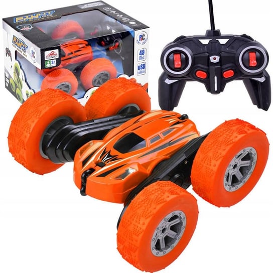Zdalnie Sterowany Samochód Rc Auto 2-Stronne Akrobata Obrotowe Stunt Car Lean Toys
