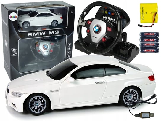 Zdalnie Sterowany Sportowy Samochód Rc Auto Bmw M3 Światła Kierownica 2,4G> Lean Toys