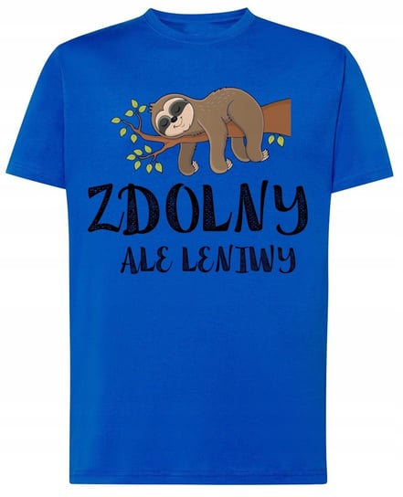 Zdolny Ale Leniwy Leniwiec T-Shirt Modny Rozm.L Inna marka