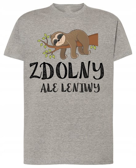 Zdolny Ale Leniwy Leniwiec T-Shirt Modny Rozm.XS Inna marka