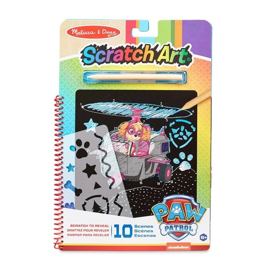 Zdrapki Scratch Art Psi Patrol Skye Melissa & Doug