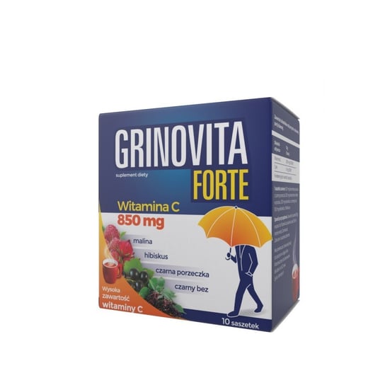 Zdrovit, Grinovita Forte, Suplement diety Witamina C 850g herbatka, 10 szt. ZDROVIT