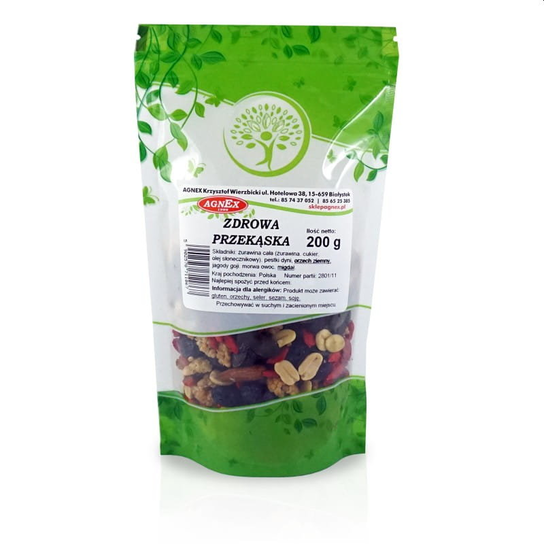 Zdrowa przekąska 200 g AGNEX