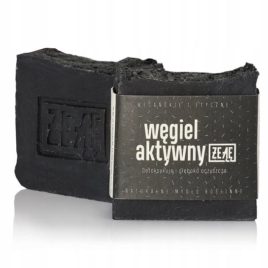 ŻE ĄĘ, Naturalne mydło Węgiel Aktywny, 125 g ŻE ĄĘ