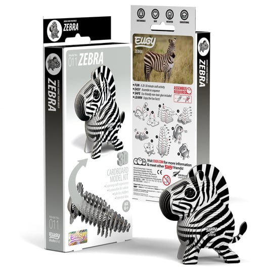 Zebra Eugy. Eko Układanka 3D Eugy