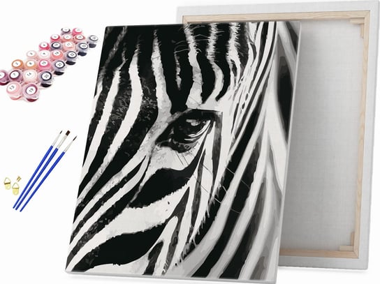 Zebra - Malowanie po numerach Beliart
