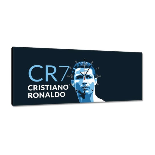 Zegar 100x40cm Cristiano Ronaldo Piłkarz ZeSmakiem