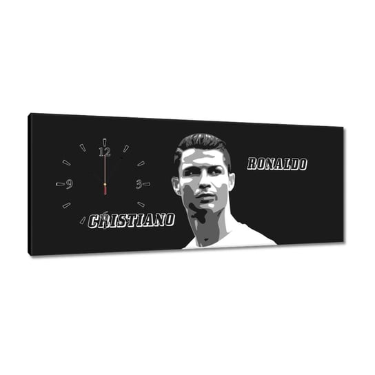 Zegar 100x40cm Cristiano Ronaldo Piłkarz ZeSmakiem