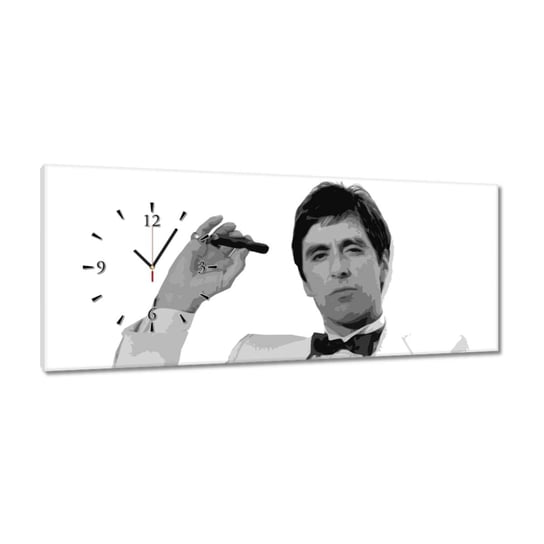 Zegar 100x40cm Scarface Al Pacino ZeSmakiem