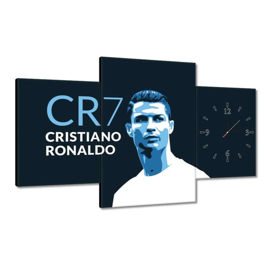 Zegar 100x60cm Cristiano Ronaldo Piłkarz ZeSmakiem