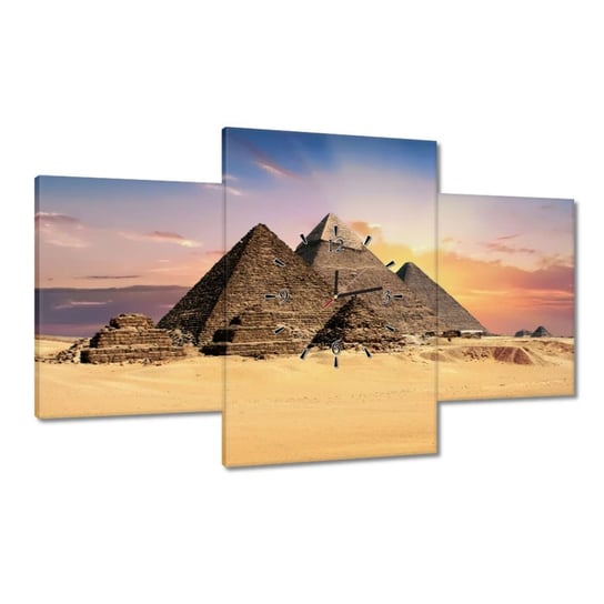Zegar 100x60cm Piramidy Egipt Krajobraz ZeSmakiem