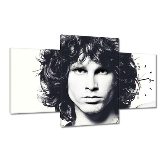 Zegar 100x60cm Wokalista The Doors ZeSmakiem