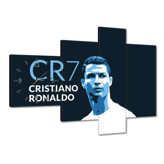Zegar 100x70cm Cristiano Ronaldo Piłkarz ZeSmakiem