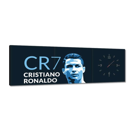 Zegar 120x40cm Cristiano Ronaldo Piłkarz ZeSmakiem