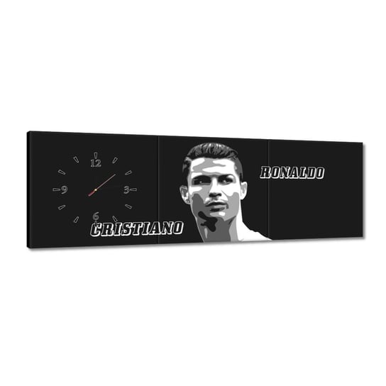 Zegar 120x40cm Cristiano Ronaldo Piłkarz ZeSmakiem