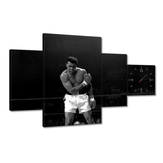 Zegar 130x80cm Muhammad Ali Walka ZeSmakiem