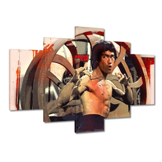 Zegar 150x105cm Bruce Lee Kung Fu ZeSmakiem