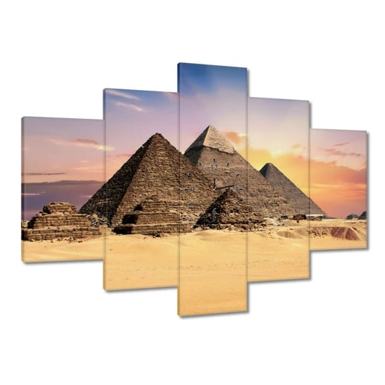 Zegar 150x105cm Piramidy Egipt Krajobraz ZeSmakiem