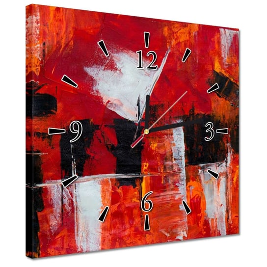Zegar 30x30cm Abstrakcja Fiona ZeSmakiem