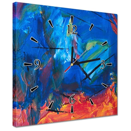Zegar 30x30cm Abstrakcja Nicholas ZeSmakiem