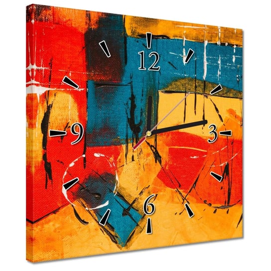 Zegar 30x30cm Abstrakcja Richard ZeSmakiem