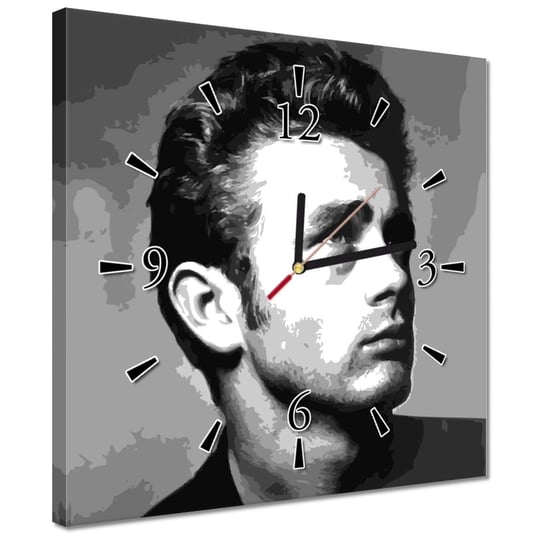 Zegar 30x30cm Aktor James Dean ZeSmakiem