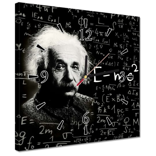 Zegar 30x30cm Albert Einstein ZeSmakiem