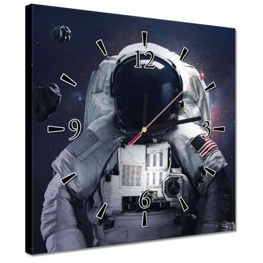 Zegar 30x30cm Astronauta na tle kosmosu Inna marka