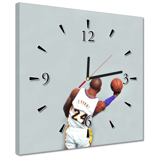 Zegar 30x30cm Bryant Koszykarz ZeSmakiem