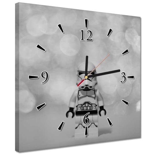 Zegar 30x30cm Dziecięcy świat zabawy ZeSmakiem