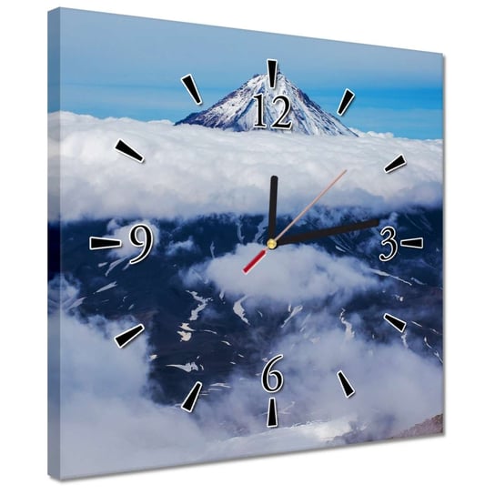 Zegar 30x30cm Góra ponad chmurami ZeSmakiem