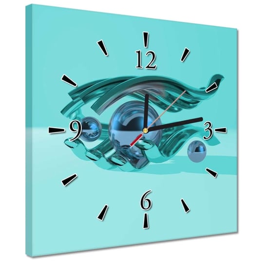 Zegar 30x30cm Grafika w kolorze ZeSmakiem