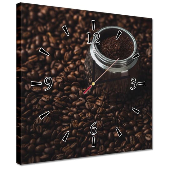 Zegar 30x30cm Kawa Kawka Coffee Kaffe ZeSmakiem