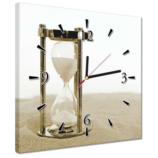 Zegar 30x30cm Klepsydra Upływ czasu ZeSmakiem