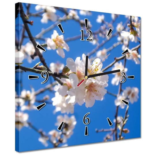 Zegar 30x30cm Kwiat jabłoni ZeSmakiem