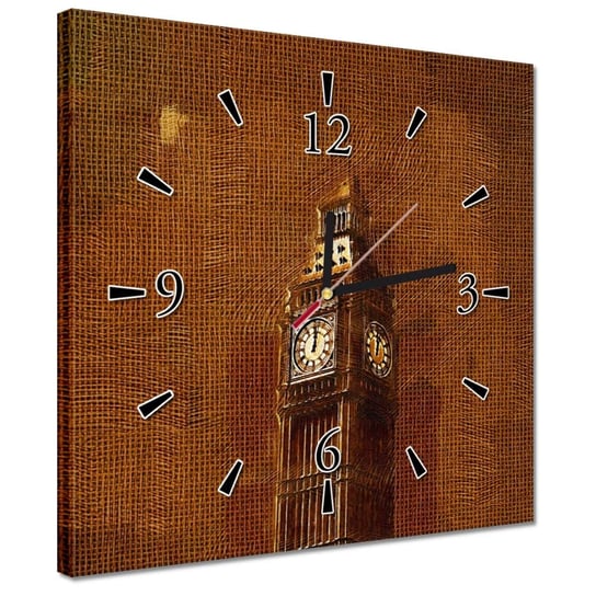 Zegar 30x30cm Londyński Big Ben ZeSmakiem